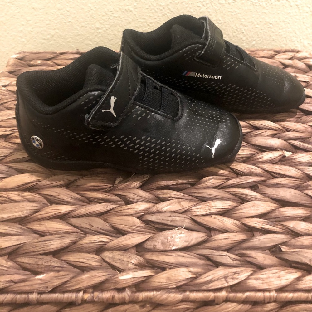 Toddler Black Puma Driver Shoes BMW Motorsport